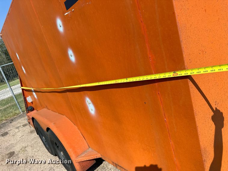 image for item DJ6195 1979 Gades 25412  enclosed cargo trailer