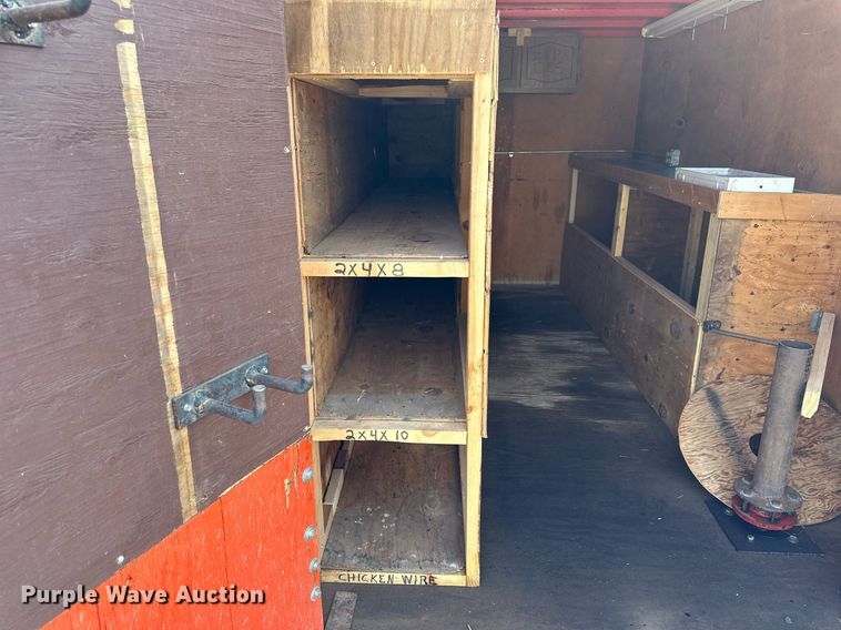 image for item DJ6195 1979 Gades 25412  enclosed cargo trailer