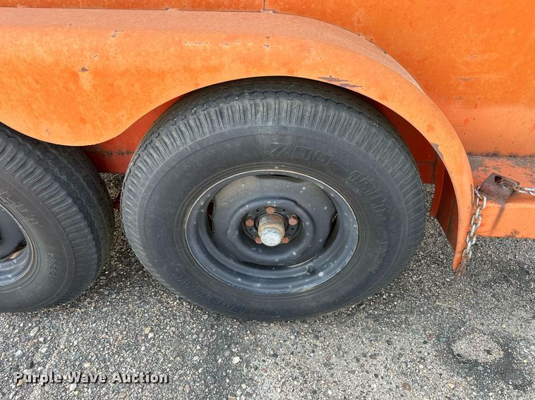 image for item DJ6195 1979 Gades 25412  enclosed cargo trailer