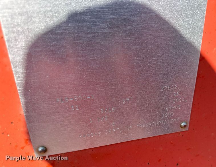 image for item DJ6196 1999 Palmer PLB-600X  fuel tank trailer