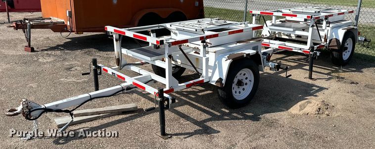 image for item DJ6197 (2) 2007 K&K Systems 2000R25 radar speed trailers