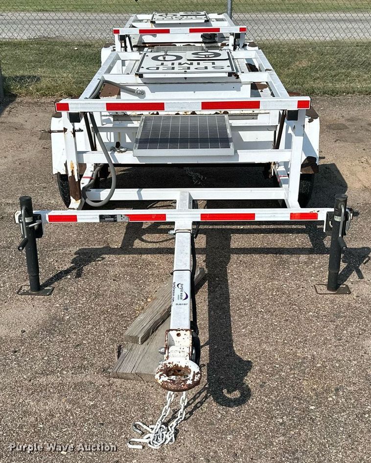 image for item DJ6197 (2) 2007 K&K Systems 2000R25 radar speed trailers