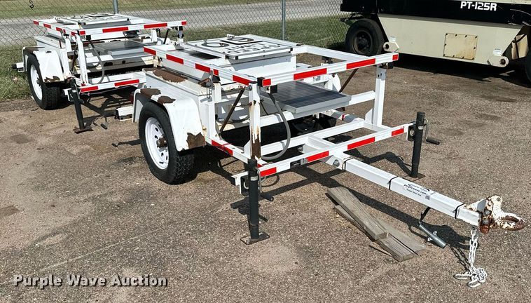 image for item DJ6197 (2) 2007 K&K Systems 2000R25 radar speed trailers