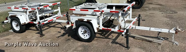image for item DJ6197 (2) 2007 K&K Systems 2000R25 radar speed trailers