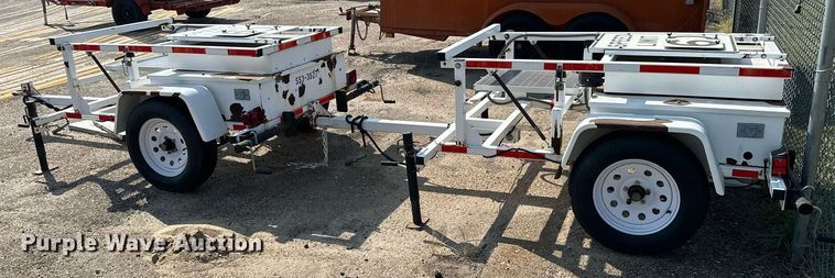 image for item DJ6197 (2) 2007 K&K Systems 2000R25 radar speed trailers