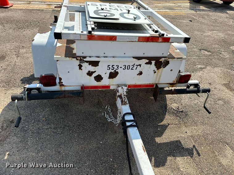 image for item DJ6197 (2) 2007 K&K Systems 2000R25 radar speed trailers