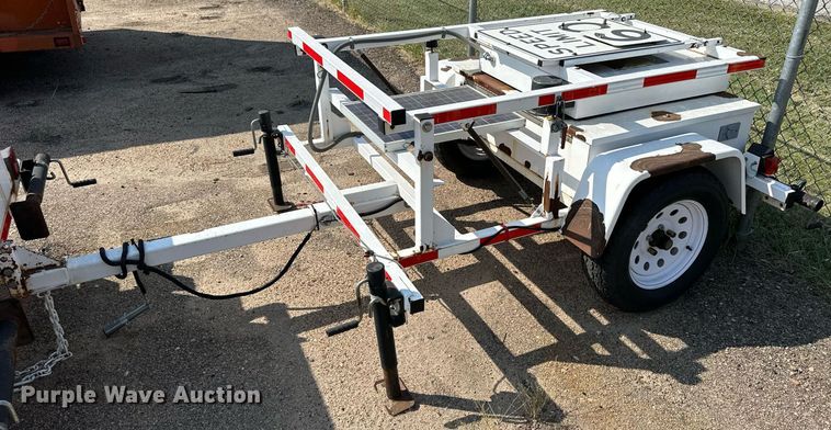 image for item DJ6197 (2) 2007 K&K Systems 2000R25 radar speed trailers