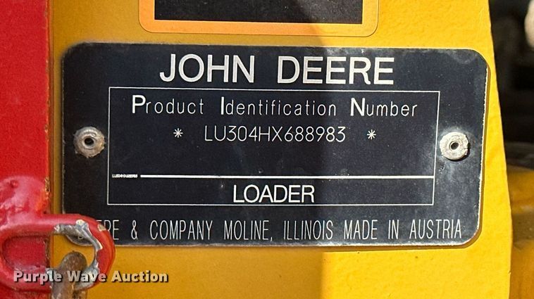 image for item DJ6200 2003 John Deere 304H  wheel loader
