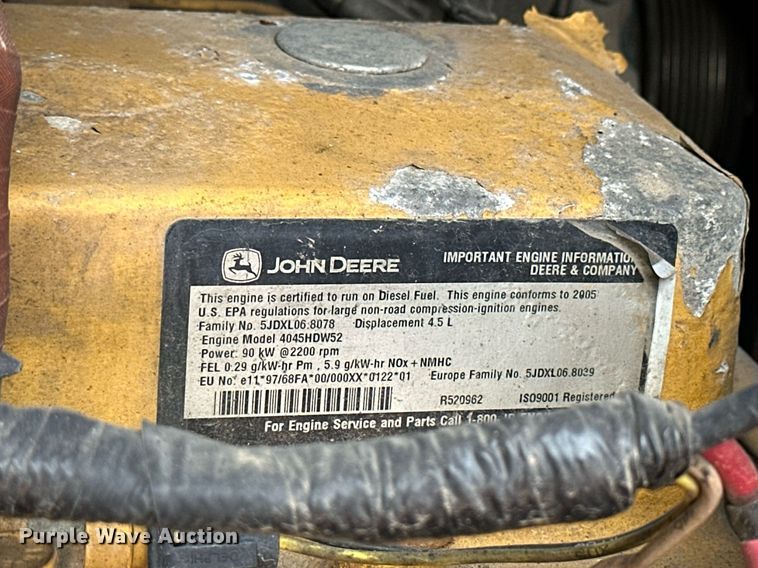 image for item DJ6206 2005 John Deere 444J  wheel loader