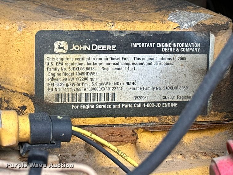 image for item DJ6207 2005 John Deere 444J  wheel loader