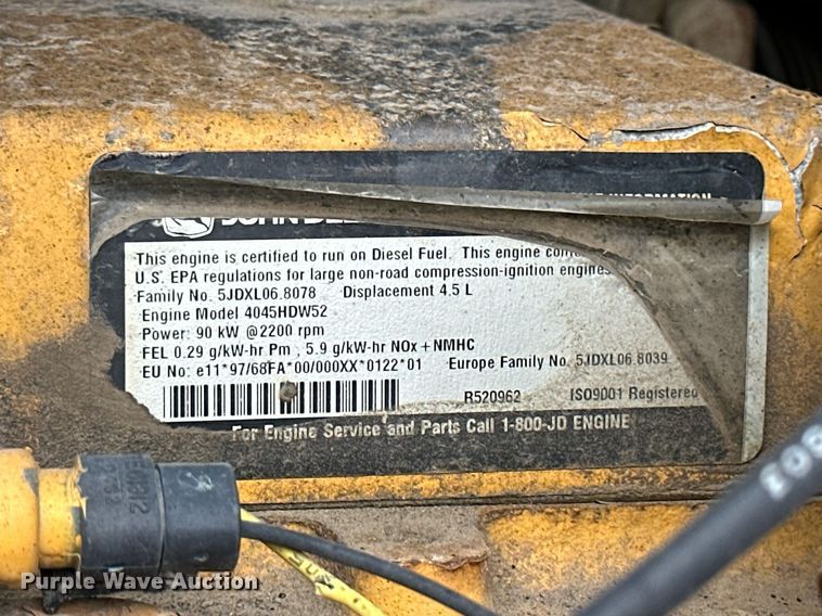 image for item DJ6208 2005 John Deere 444J  wheel loader