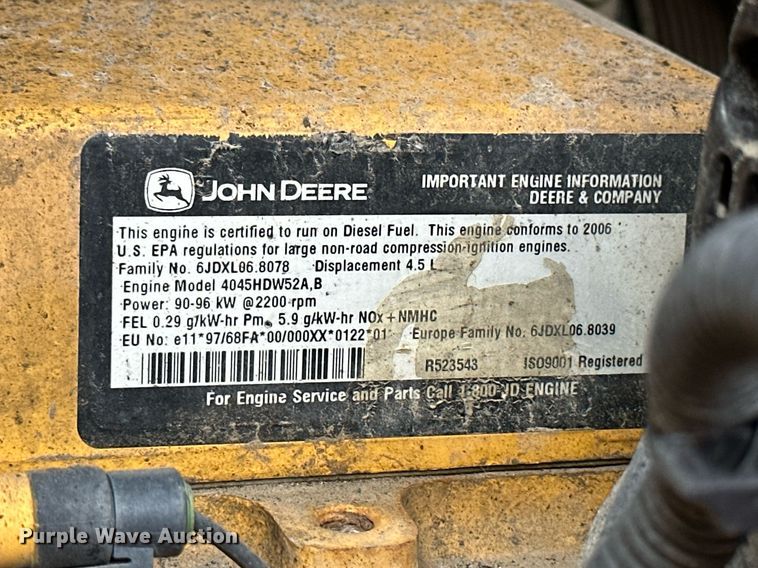 image for item DJ6209 2006 John Deere 444J  wheel loader