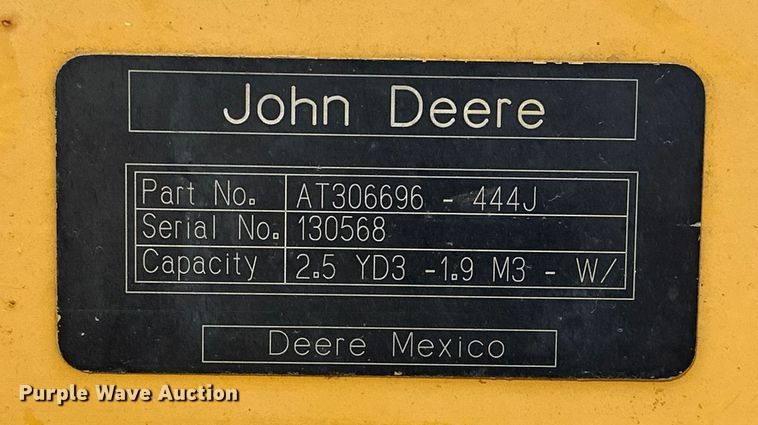 image for item DJ6211 2006 John Deere 444J  wheel loader