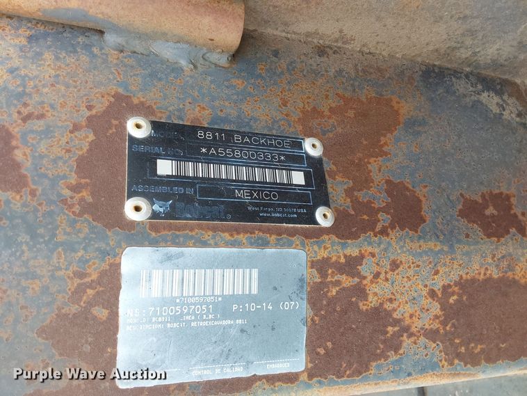 image for item DJ6219 Bobcat 8811  skid steer backhoe