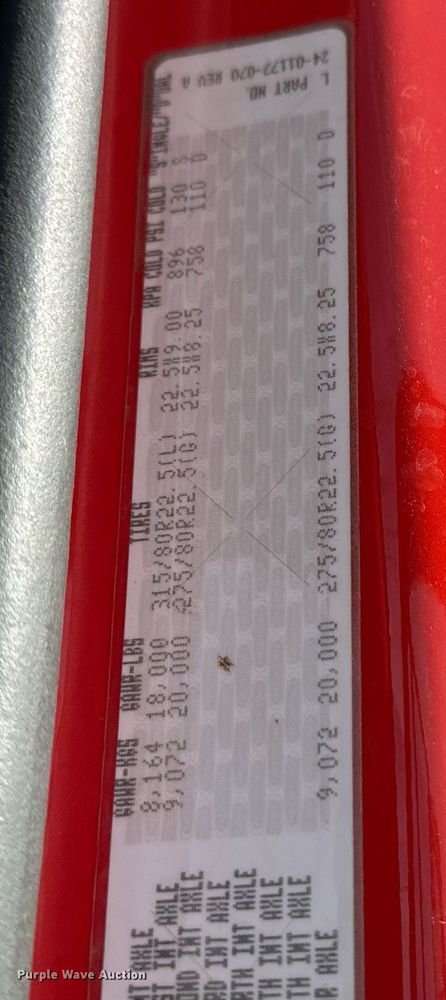 image for item DJ6226 2011 Freightliner Business Class M2 106  dump truck