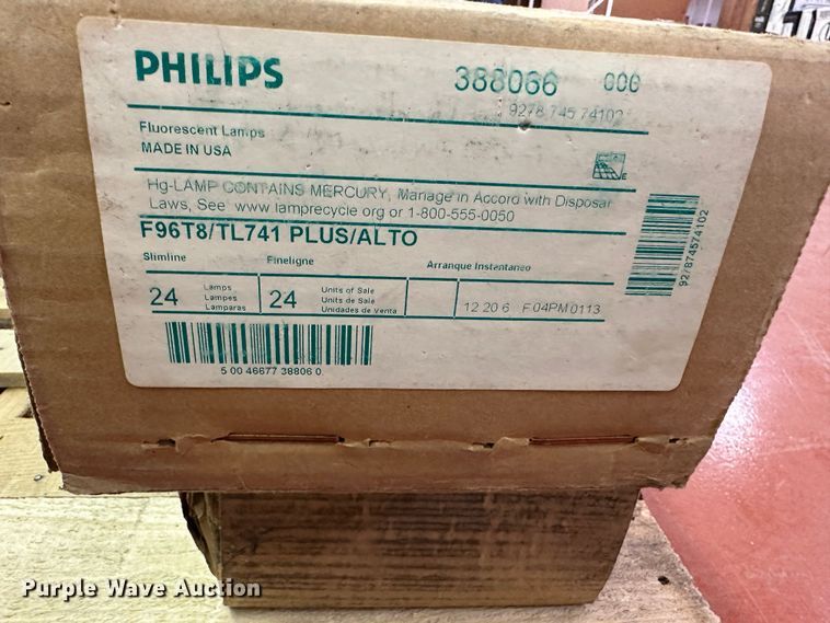 image for item LN9068 (48) Phillips F96T8/TL741 Plus/Alto fluorescent bulbs