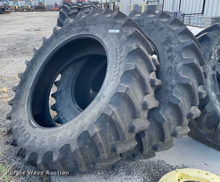 image for item LV9822 (2) Firestone 18.4R42 tires