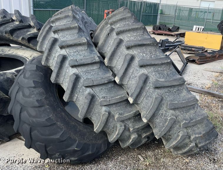 image for item LV9822 (2) Firestone 18.4R42 tires