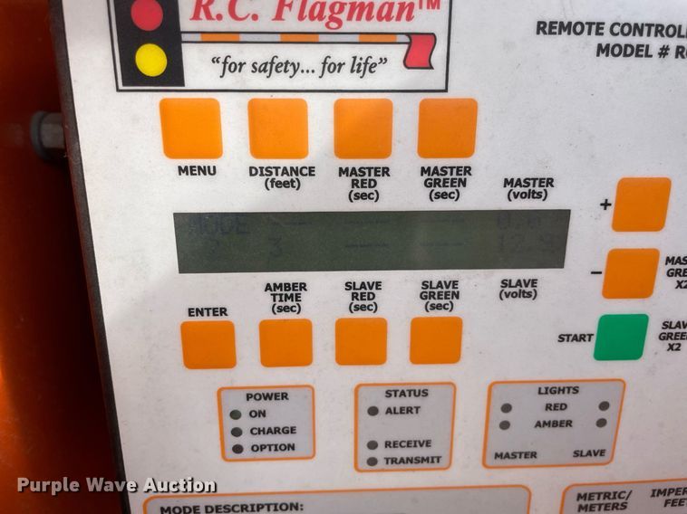 image for item LV9823 (2) 2007 R.C. Flagman traffic signals