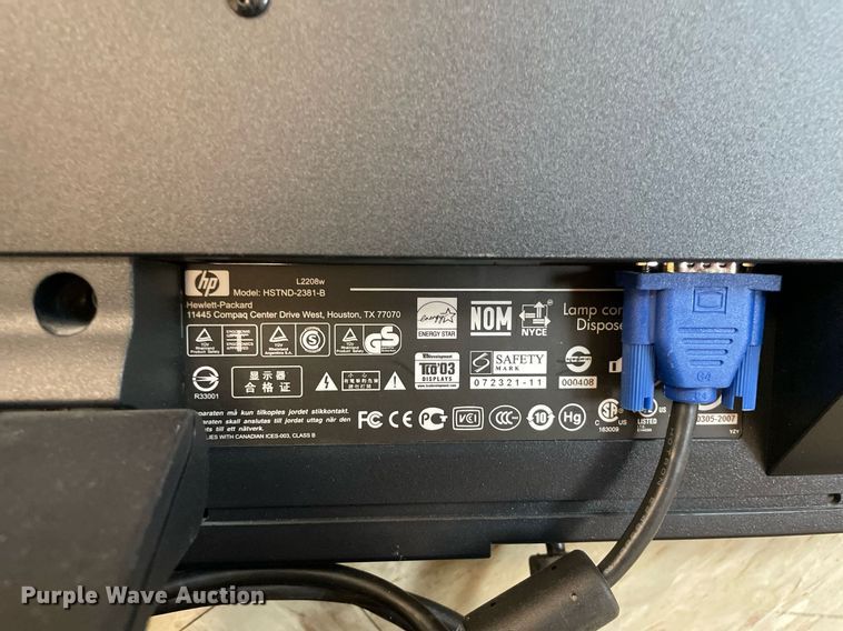 image for item LV9828 (36) HP monitors