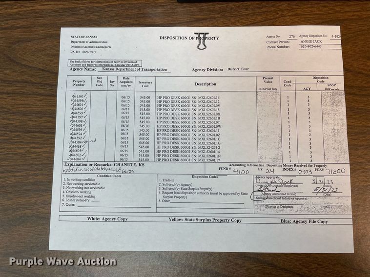 image for item LV9829 (16) HP Prodesk 600 G1 CPUs