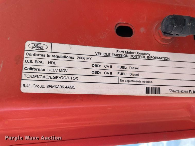 image for item LV9837 2008 Ford F250 Super Duty XL  pickup truck