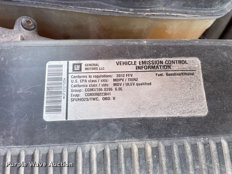 image for item LV9840 2012 Chevrolet Silverado 2500HD  utility bed pickup truck