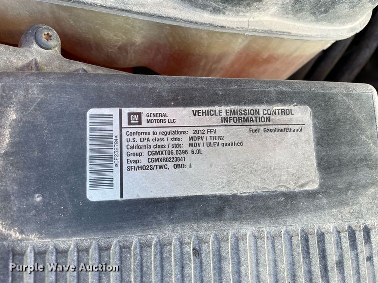 image for item LV9842 2012 Chevrolet Silverado 2500HD  utility bed pickup truck