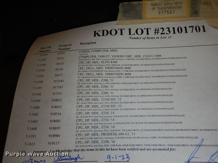 image for item MP9449 Computer equipment