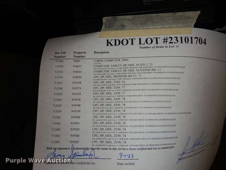 image for item MP9452 Computer equipment