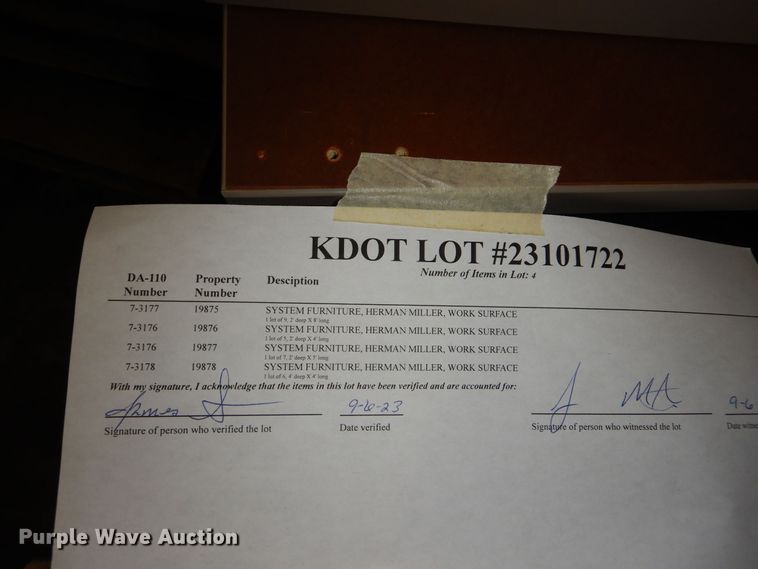 image for item MP9470 (27) pieces of Herman Miller furniture