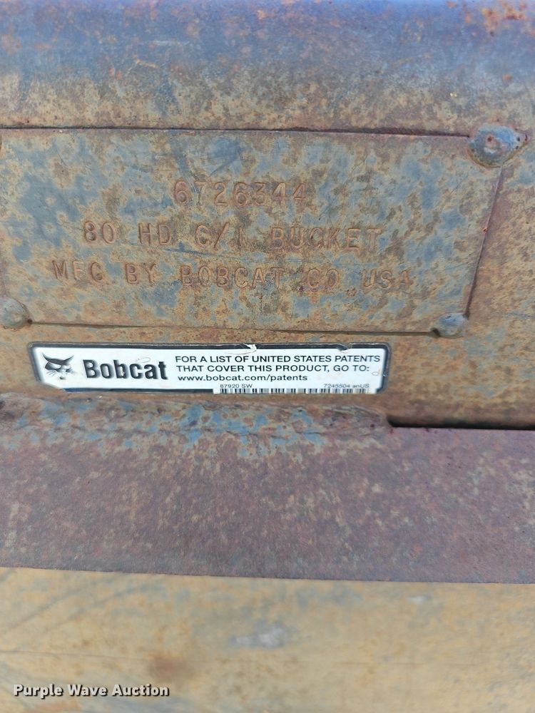 image for item MP9477 Bobcat 80HDC/1  80"W skid steer bucket