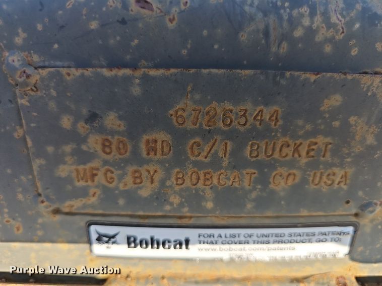 image for item MP9480 Bobcat 80HDC/1  80"W skid steer bucket