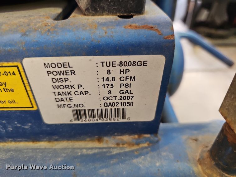 image for item MP9487 Puma TUE8008GE  air compressor