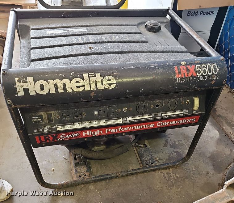 image for item MP9502 2001 Homelite LRXE5600  generator