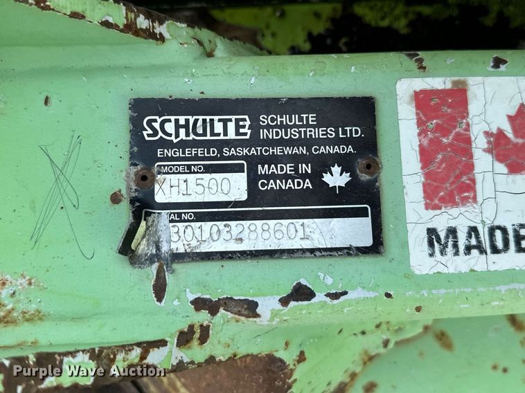 image for item NF9176 2006 Schulte XH1500  batwing rotary mower