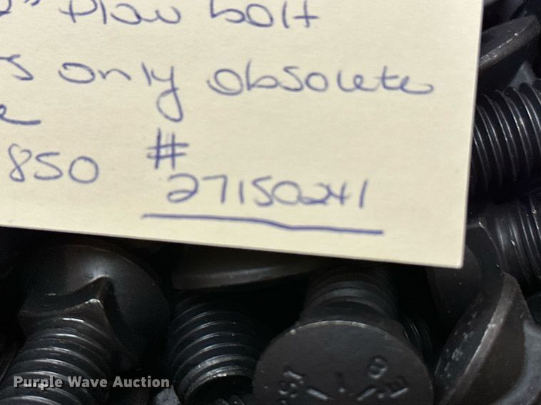image for item NF9180 Approximately 850 plow bolts