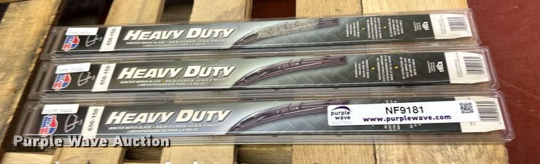 image for item NF9181 (3) CarQuest 656-150 windshield wiper blades