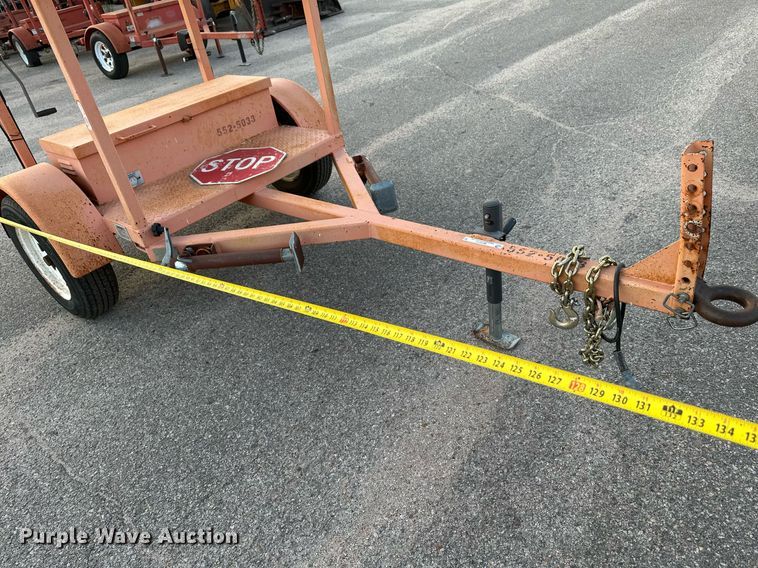 image for item NF9212 2003 Ver-Mac ST4825  arrow board trailer