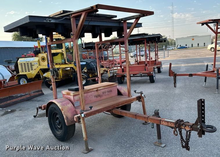 image for item NF9218 2000 Ver-Mac ST4825  arrow board trailer