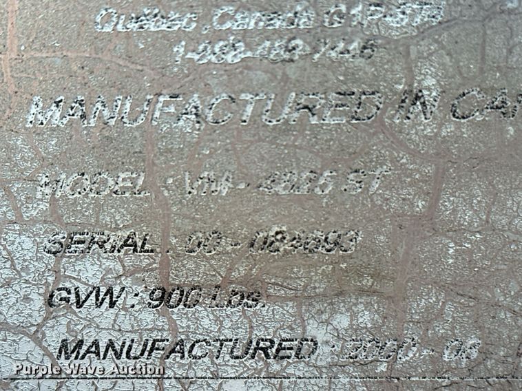 image for item NF9218 2000 Ver-Mac ST4825  arrow board trailer