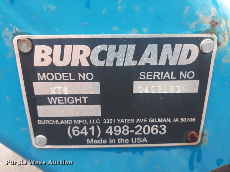 image for item NF9221 2008 Burchland XTS  skid steer silt fence plow