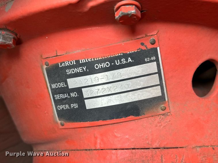 image for item NF9229 1996 Leroi Q175DJE  air compressor