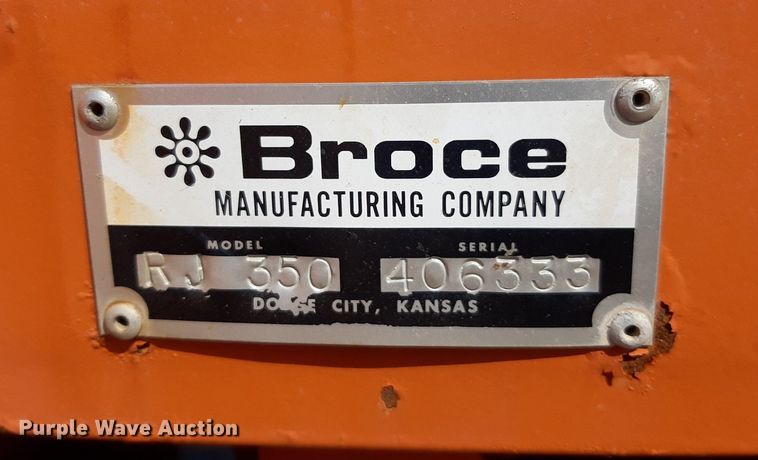 image for item NF9234 2008 Broce RJ350  broom