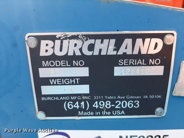 image for item NF9235 2014 Burchland SCX  straw crimper