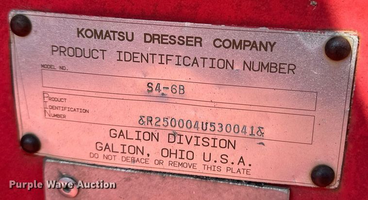 image for item NF9236 1993 Galion S4-6B  double drum roller