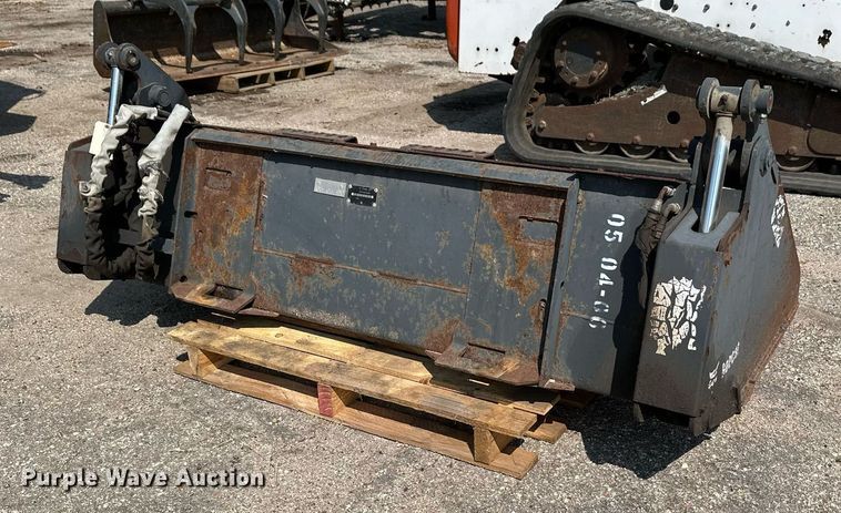 image for item NF9238 Bobcat  74"W four-in-one skid steer bucket