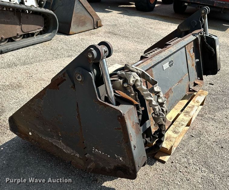 image for item NF9238 Bobcat  74"W four-in-one skid steer bucket