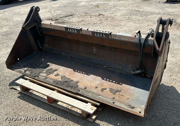 image for item NF9238 Bobcat  74"W four-in-one skid steer bucket
