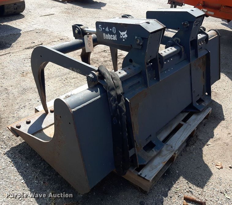 image for item NF9239 Bobcat  72"W skid steer grapple bucket